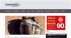 Desktop Screenshot of guarantanews.com.br