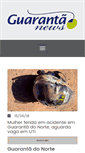 Mobile Screenshot of guarantanews.com.br